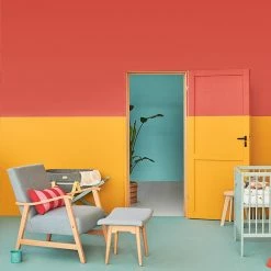 MoKee FURNITURE WoolStool Nursery Footstool