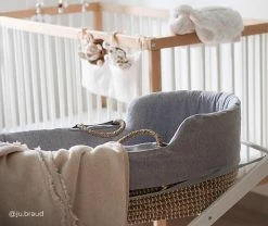 MoKee Natural Sea Grass Moses Basket