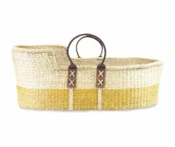 MoKee Natural Soft Sea Grass Moses Basket