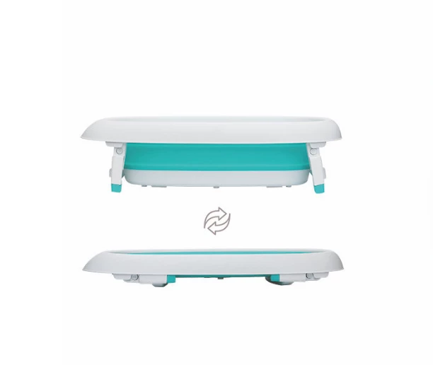 MoKee Foldable Baby Bathtub With Support | Riviera Turquoise Shipee FURNITURE