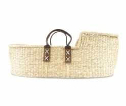 MoKee Natural Soft Sea Grass Moses Basket