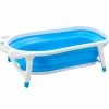 MoKee FURNITURE Foldable Baby Bathtub | Small Shipee | Sea Blue