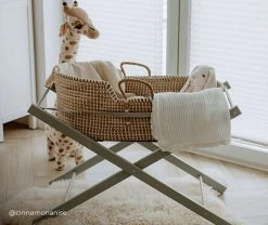MoKee Natural Sea Grass Moses Basket