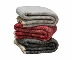 MoKee TEXTILES Cotton Blanket | Two-colour