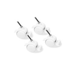 MoKee ACCESSORIES Set Of Mini Cot Swivel Caster Wheels