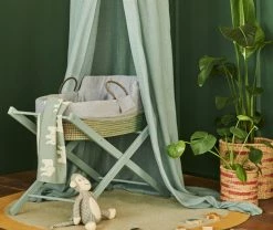 MoKee Natural Sea Grass Moses Basket