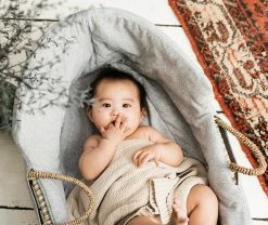 MoKee Natural Sea Grass Moses Basket