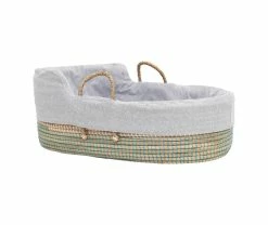 MoKee Natural Sea Grass Moses Basket