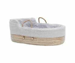 MoKee Natural Sea Grass Moses Basket