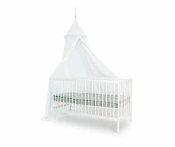 MoKee TEXTILES Natural Italian Linen | Mini Cot Bed Fitted Sheet (120x60)